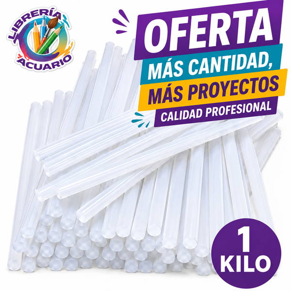 Silicona En Barra Delgada 1 Kilo