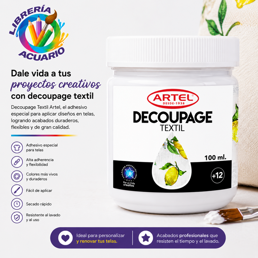 DECOUPAGE TEXTIL 100 ML