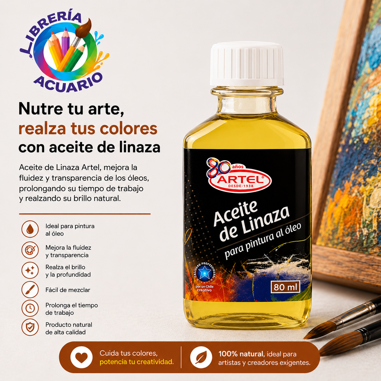 Aceite de Linaza 80ml Artel