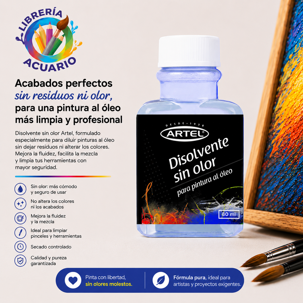 DISOLVENTE SIN OLOR OLEO 80 ML