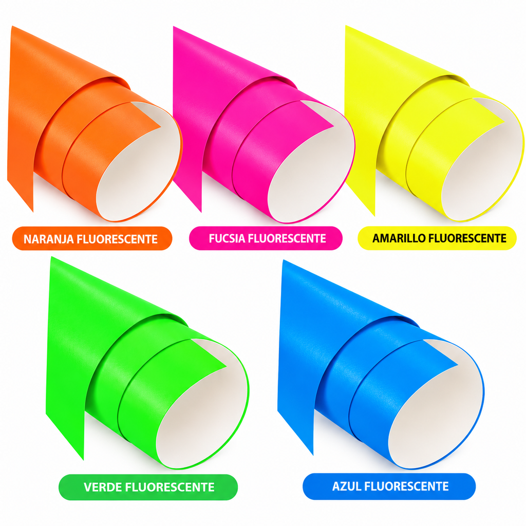 Cartulina Fluorescente Arte & Craft