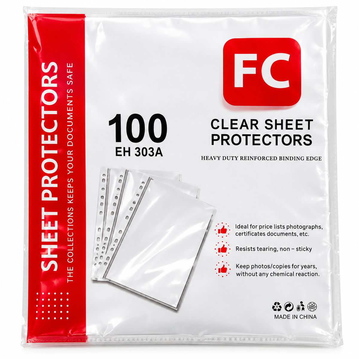 Funda Protectora Oficio 100 Hojas