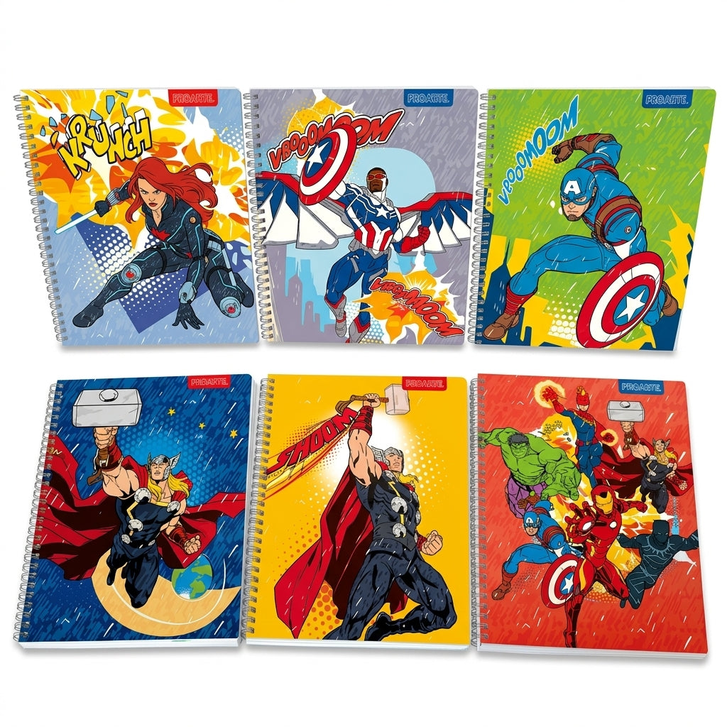 Cuaderno Avengers Marvel Proarte 100 Hojas