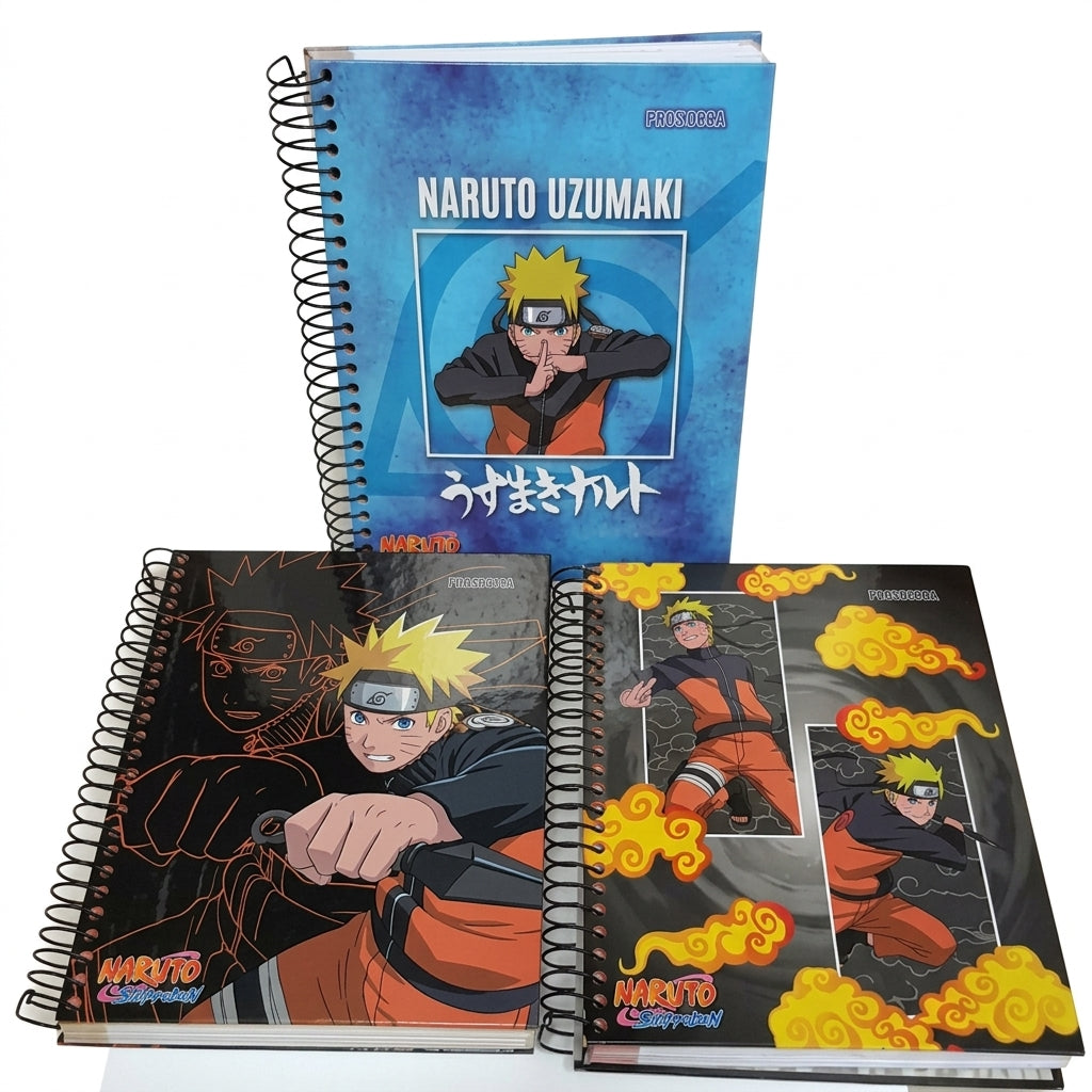 Cuaderno Cuarta NARUTO 150 Hojas 16.8x21.5 cm Proarte