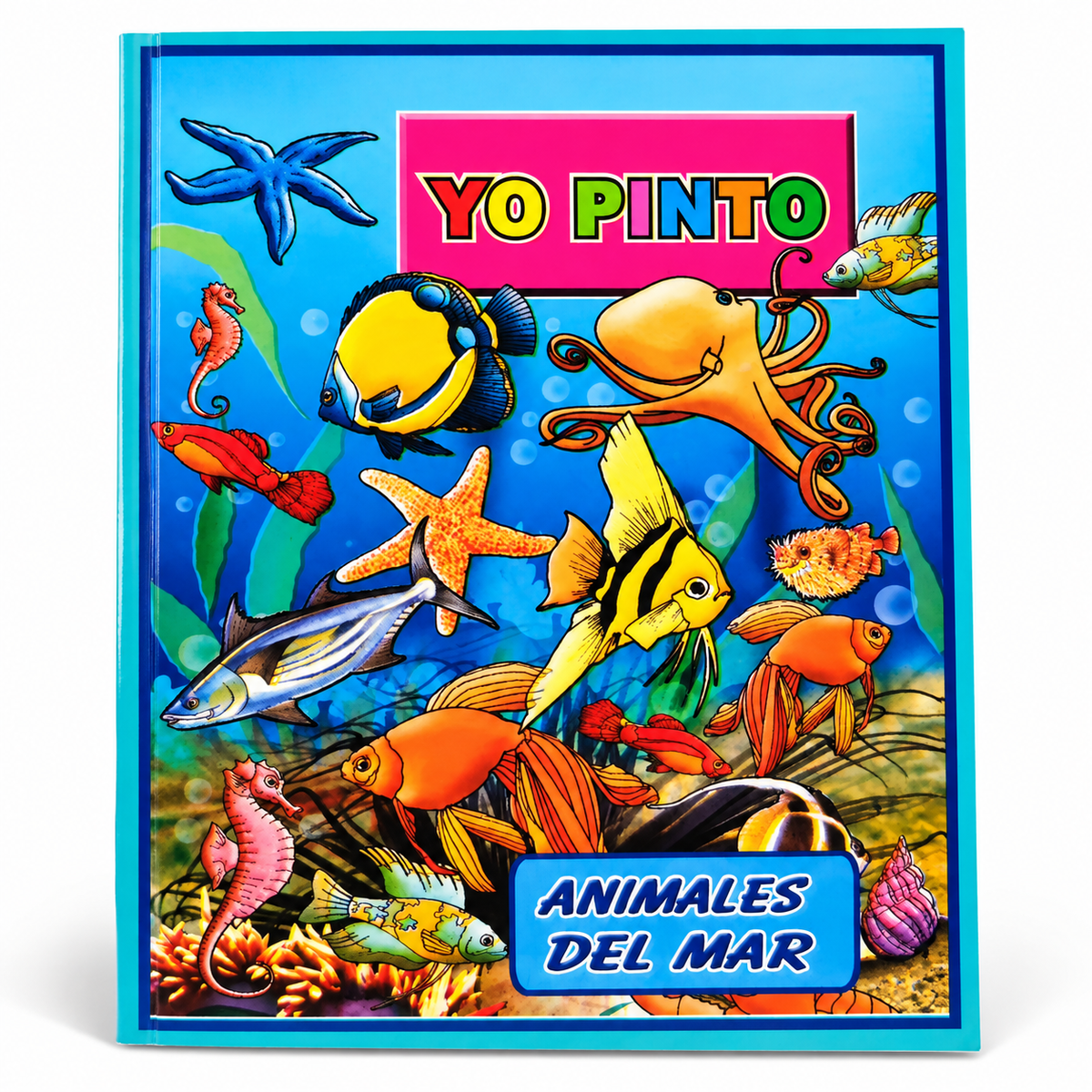 Libro Para Colorear Yo Pinto Animales Del Mar Art & Craf