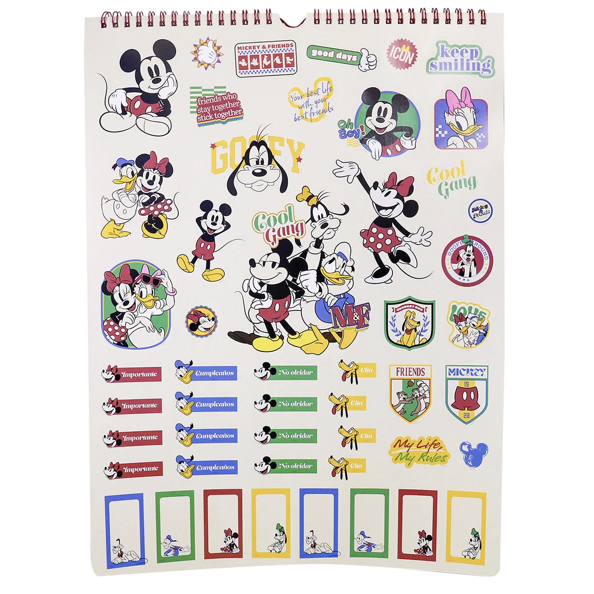 Calendario Mensual 2027 MICKEY & FRIENDS