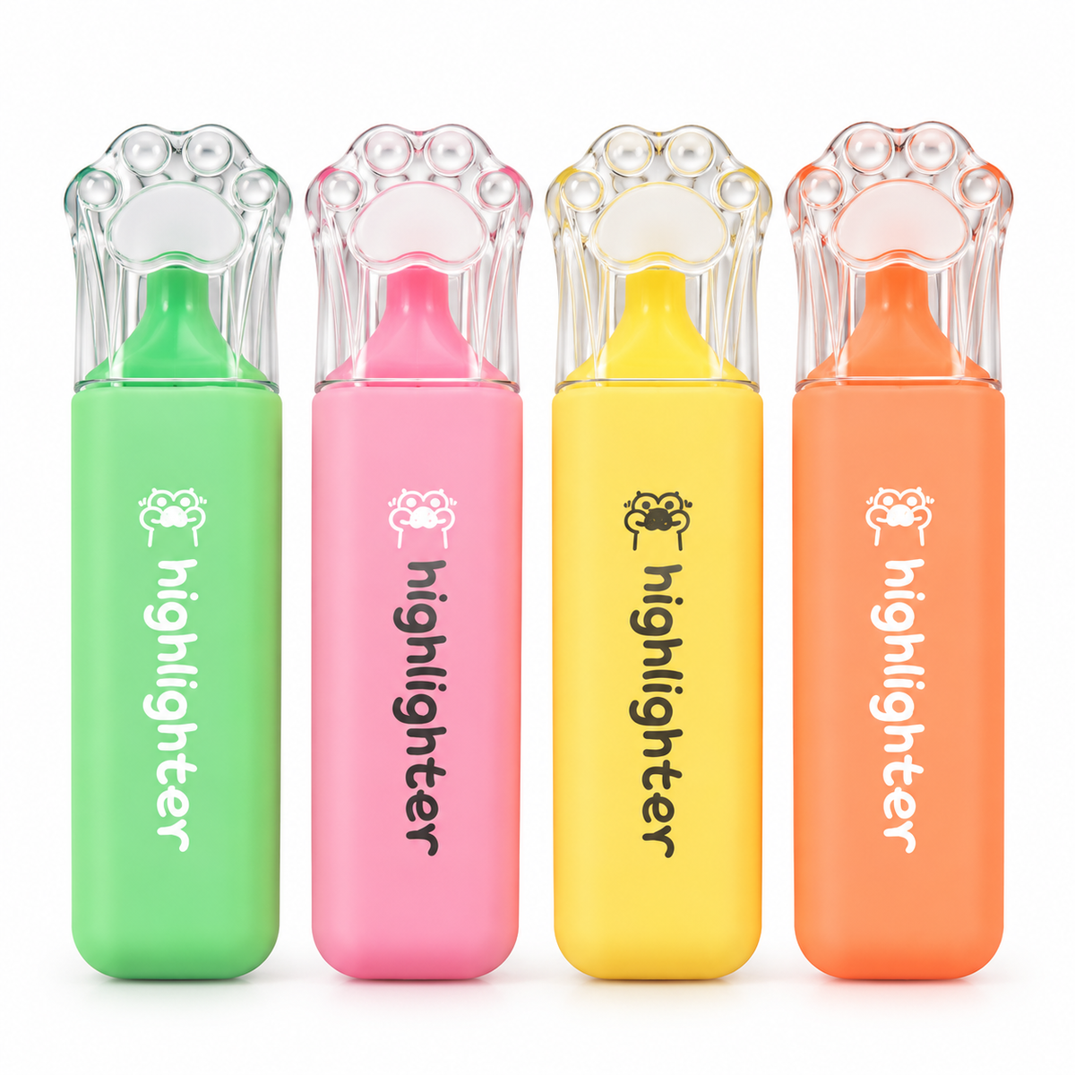 Set Destacador 4 Colores Pastel