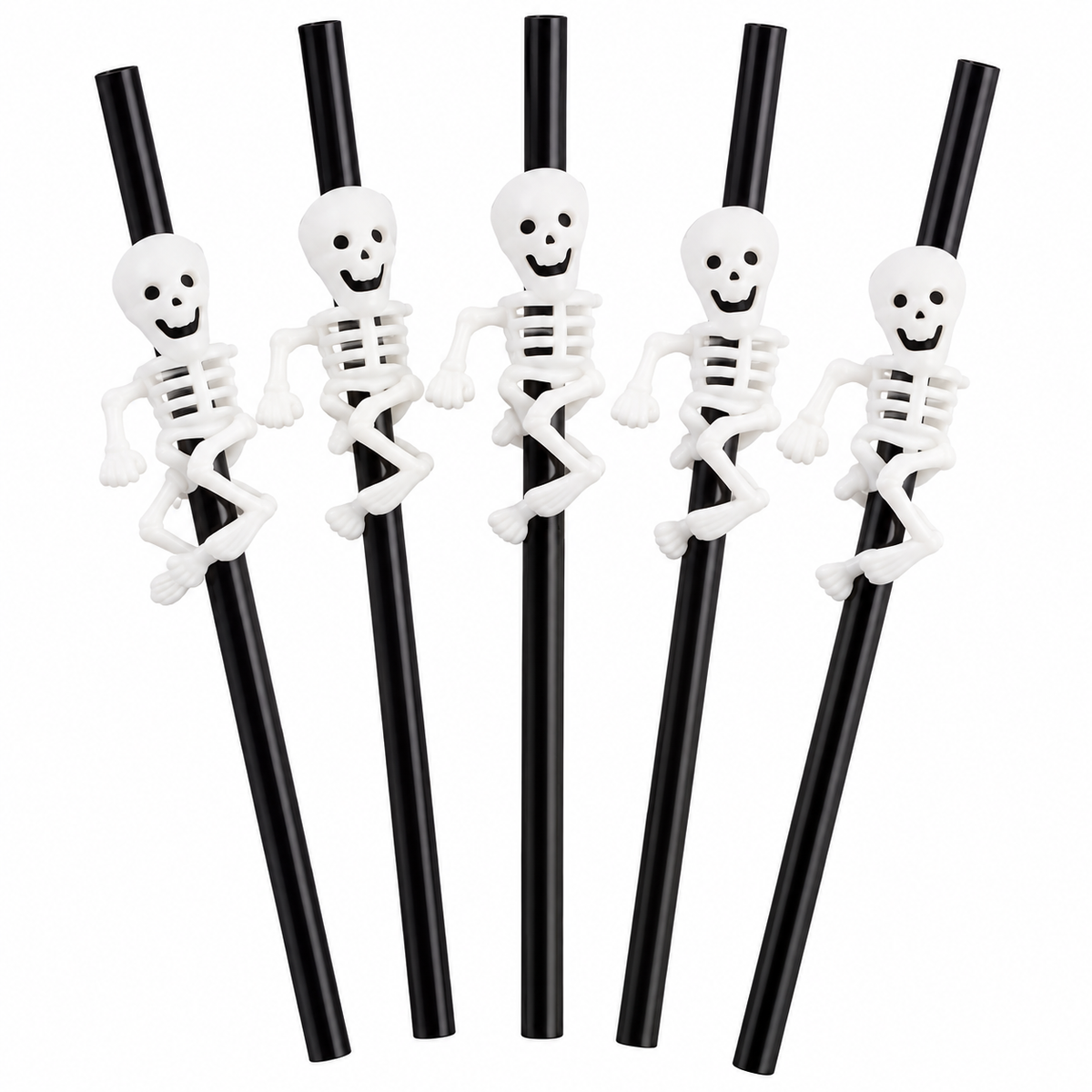 Bombillas Halloween con Esqueleto Decorativo Set 5 Unidades