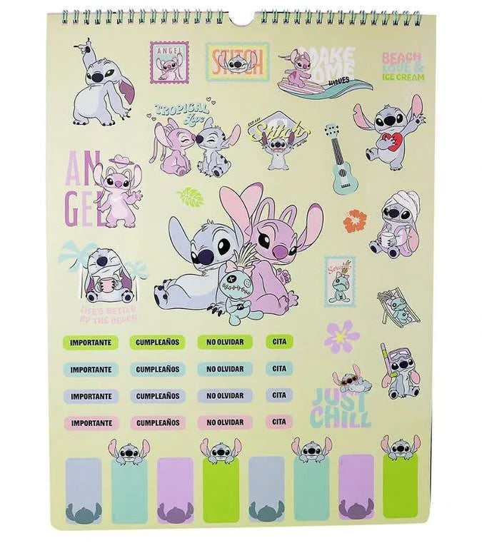 Calendario Mensual 2027 STITCH