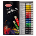 SET ACRILICOS 12 COLORES ARTEL
