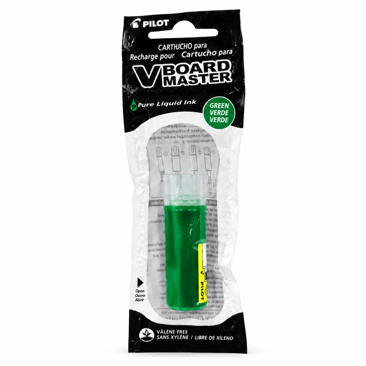 Recarga Tinta Pilot V-Board Master para Plumón de Pizarra – 6 Colores