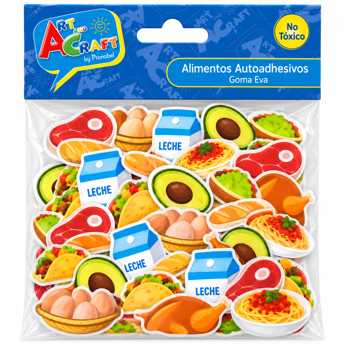 Alimentos Autoadhesivos De Goma Eva