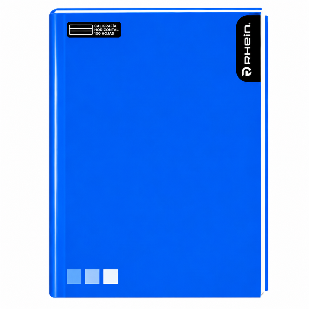 Cuaderno Rhein Collage One Color Caligrafía Horizontal 100hjs
