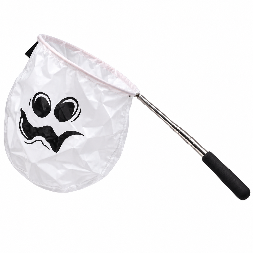 Bolsa Recolectora de Halloween con Mango Extensible Fantasma