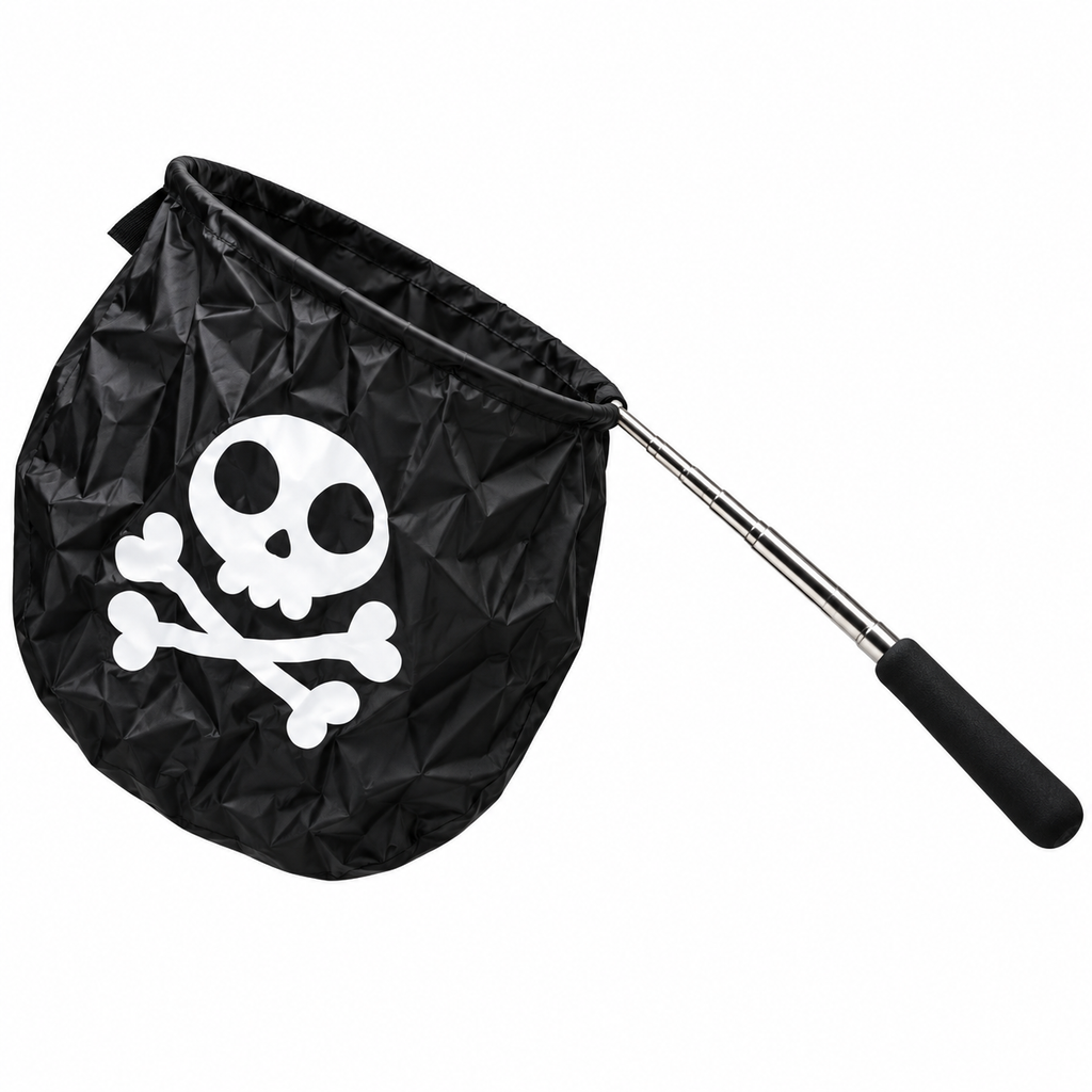 Bolsa Recolectora de Halloween con Mango Extensible Pirata