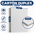 Cartón Dúplex 250 gr 77 x 110 cm – Pliego para Manualidades.