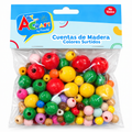Cuentas De Madera Surtidos Art & Craft