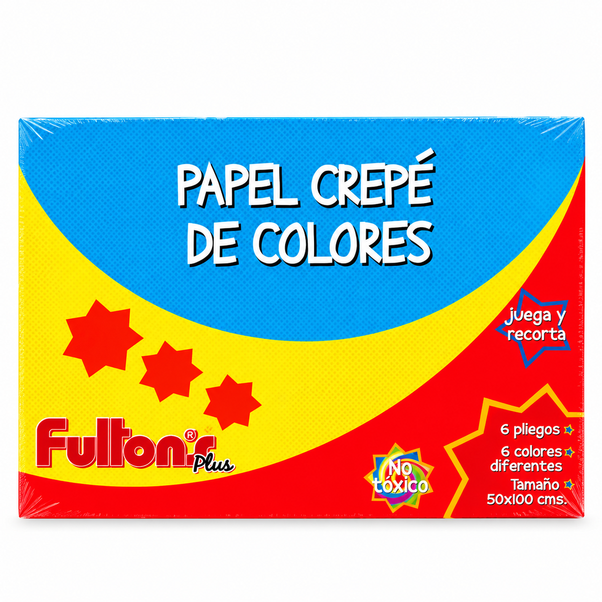 Papel Crepé de Colores 50x100 cm Fultons