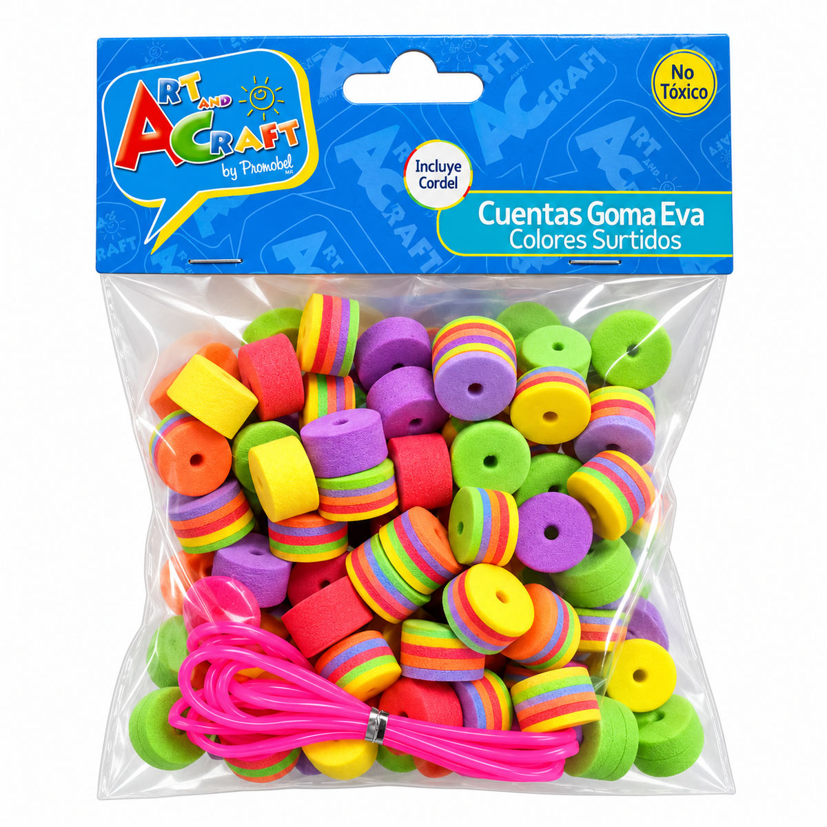 Cuentas Goma Eva Colores Surtidos Art & Craft