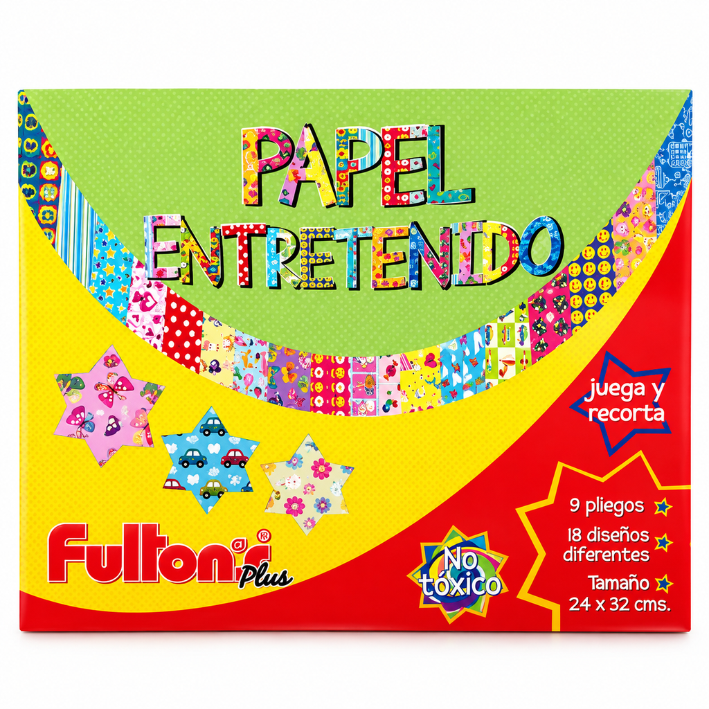 Papel Entretenido 18 Diseños  Fulton’s Plus