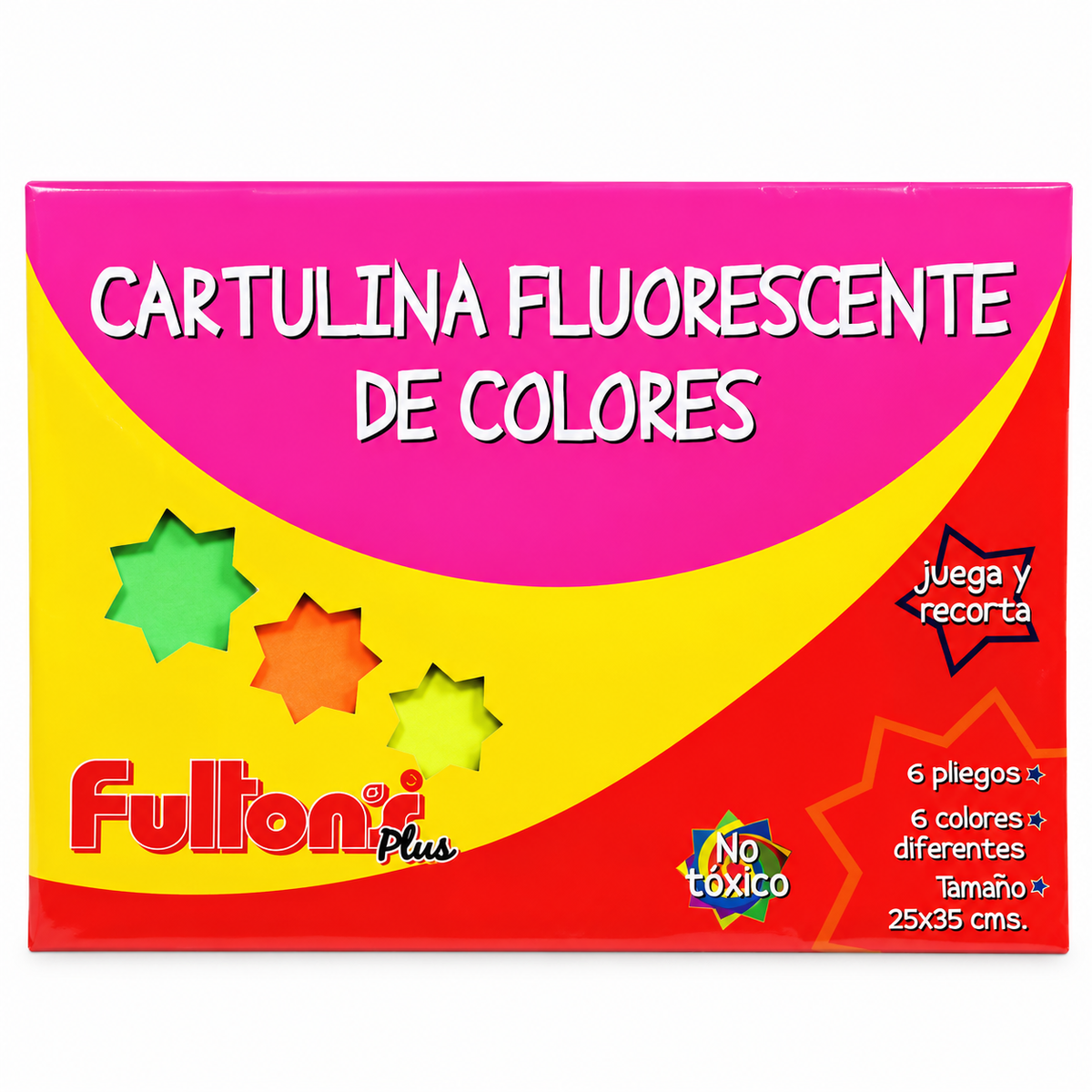 Cartulina Fluorescente De Colores Fultons