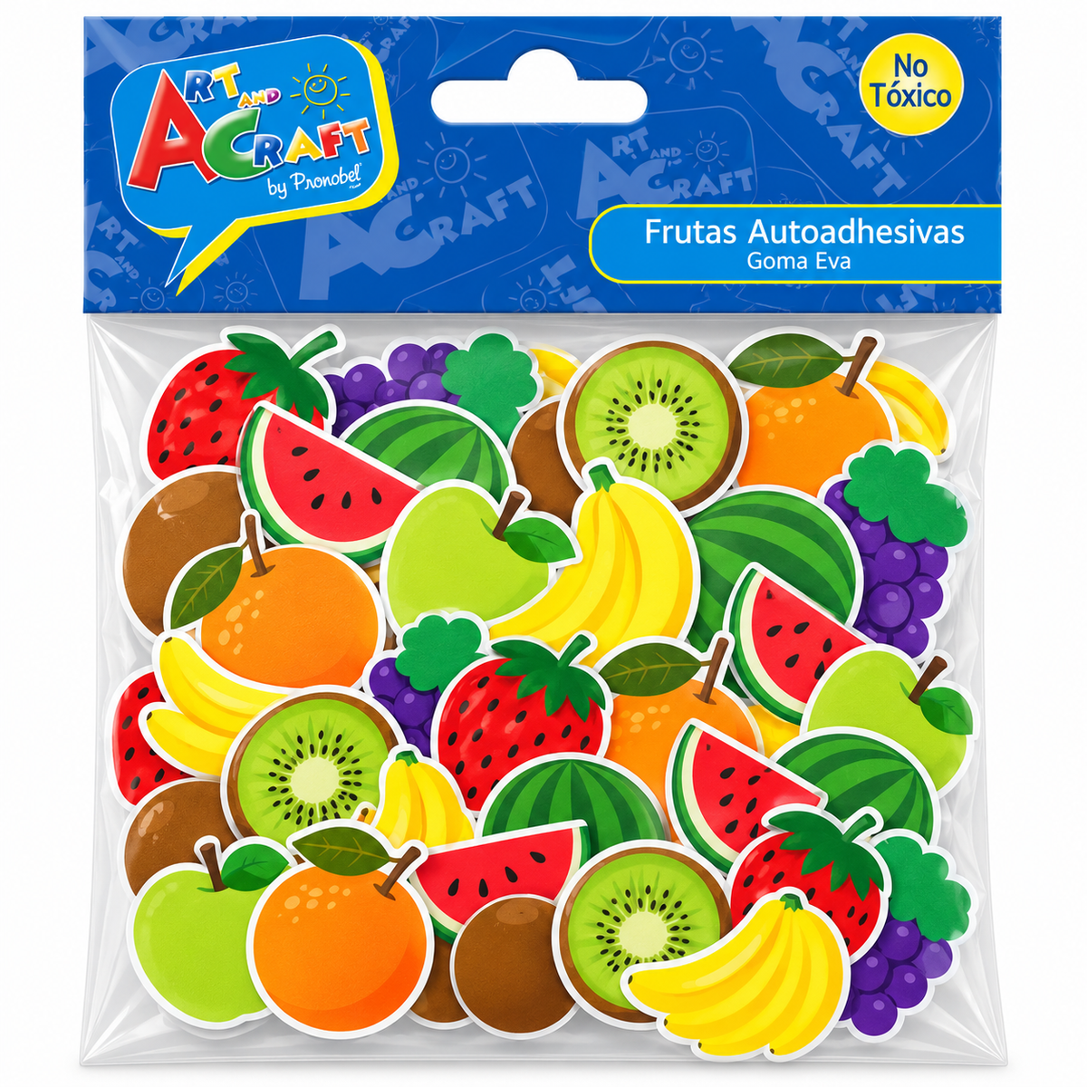 Frutas AutoAdhesivas de Goma Eva