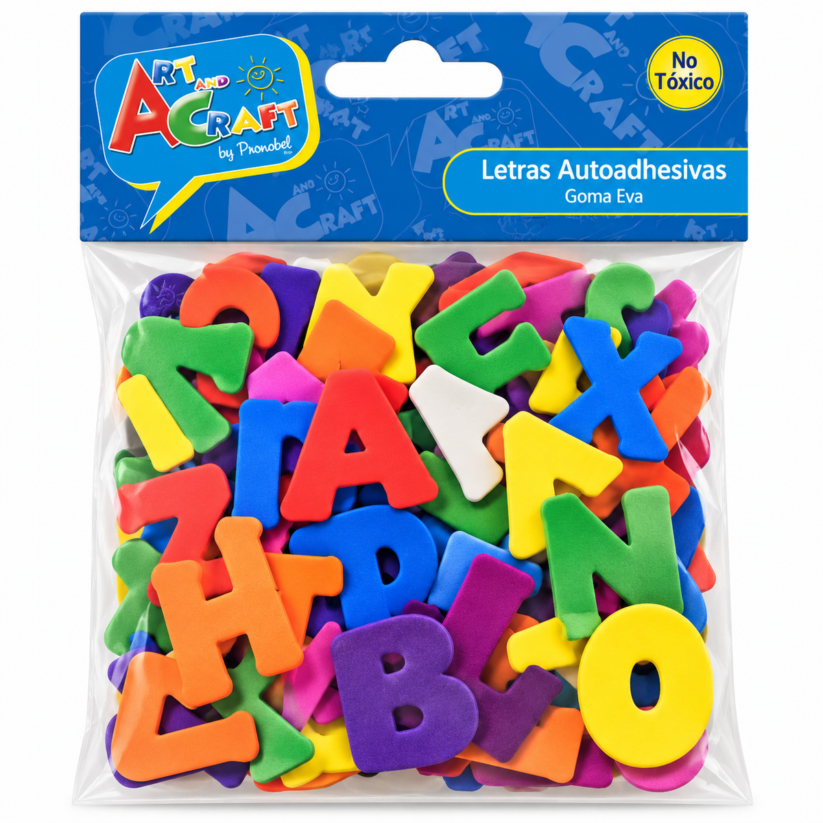 Letras Autoadhesivas Goma Eva Colores Surtidos