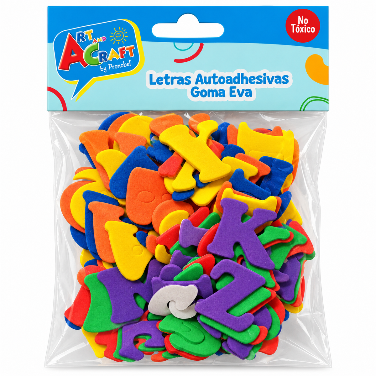 Letras pequeñas Autoadhesivas Goma Eva