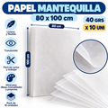Papel Mantequilla 80x100- 40 grs x 10 Uni