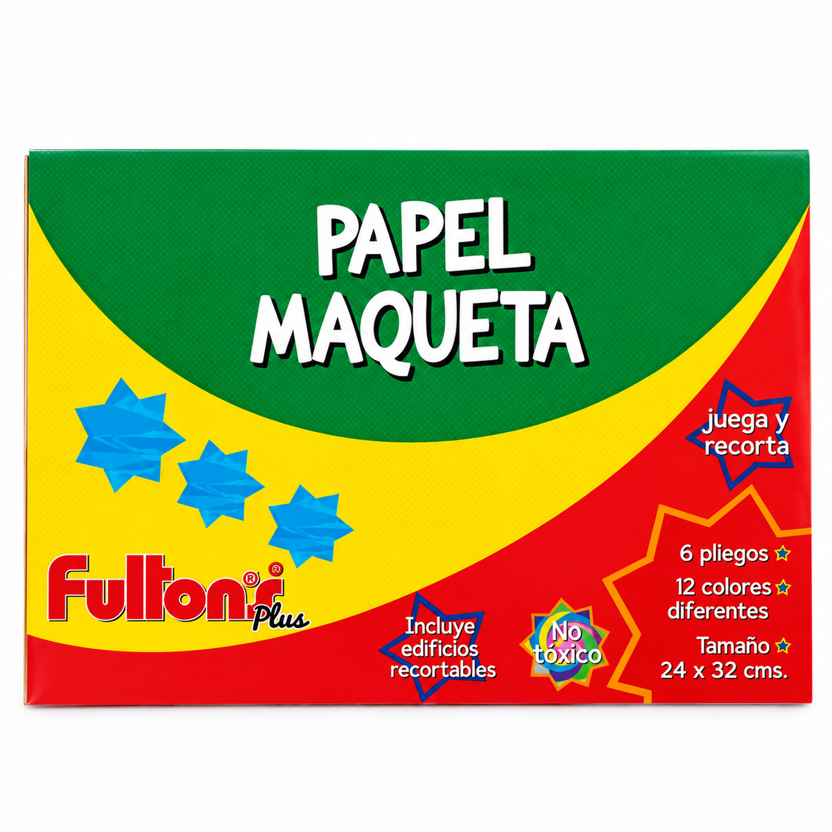 Papel Maqueta 12 Colores Fultons