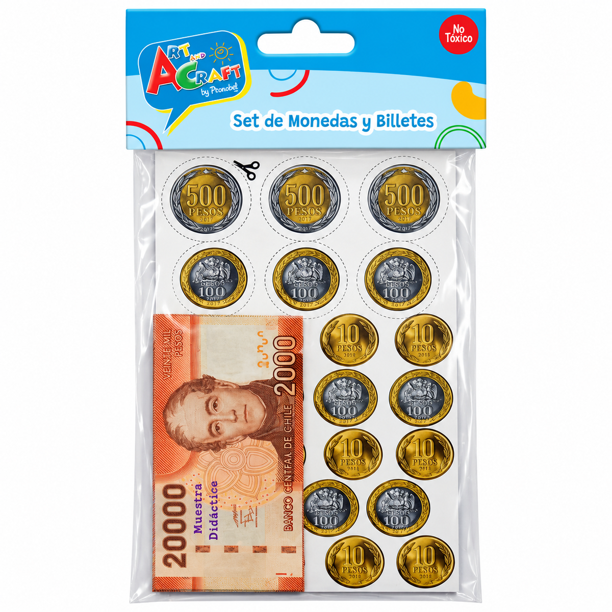 Set De Monedas y Billetes Art & Craft