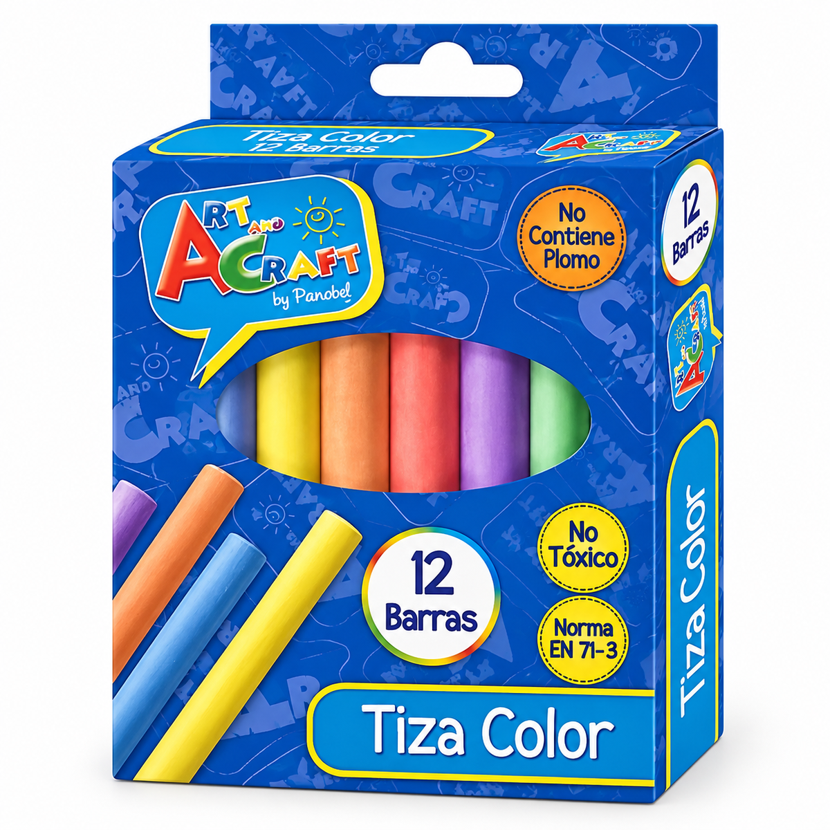 Tiza Colores Surtidos 12 Barras Art & Craft
