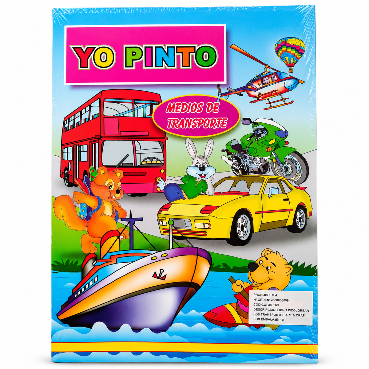 Libros para Colorear Yo Pinto Los Transportes Art & Craft